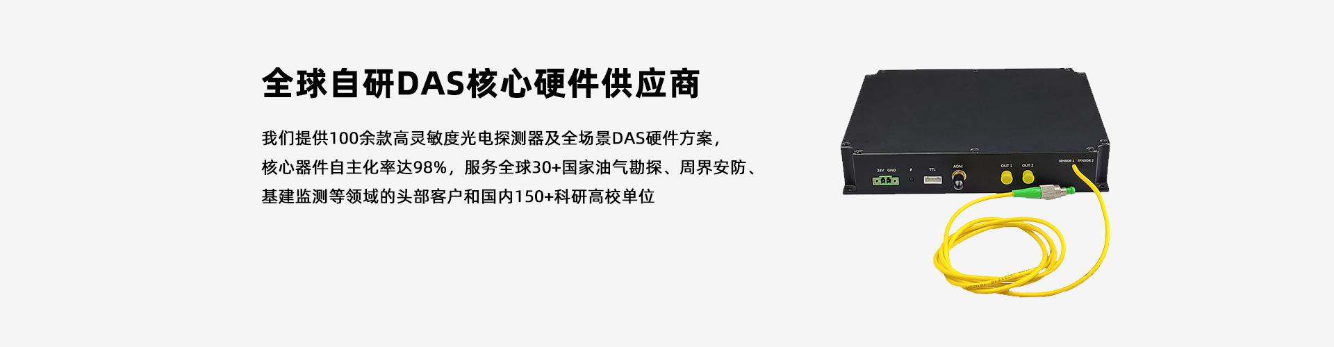 光翼智能|100+探测器&DAS硬件方案，全球自研DAS核心供应商