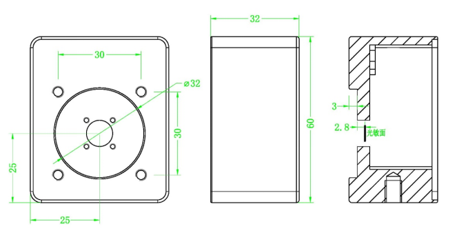 The Mechanical Drawing of APD130