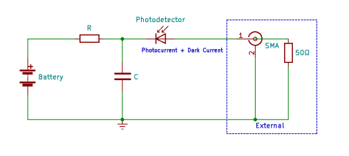 DET20 偏压光电探测器原理框图